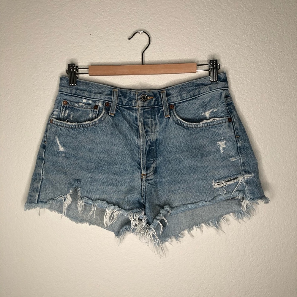 AGOLDE Parker Vintage Cut Off Short in Swapmeet jean style A026-811 size 28